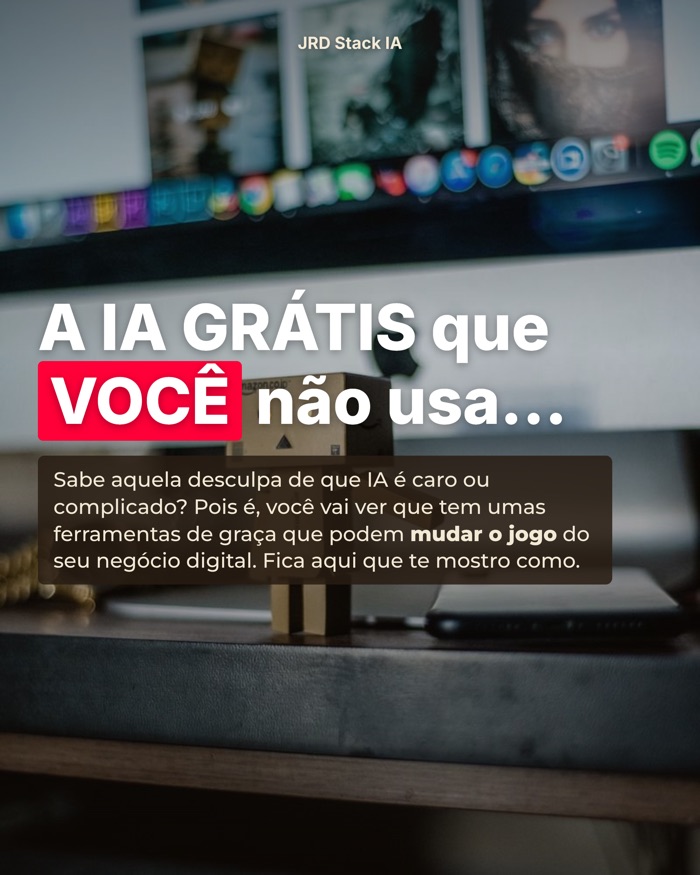 Capa de carrossel criada no Puro Suco da IA